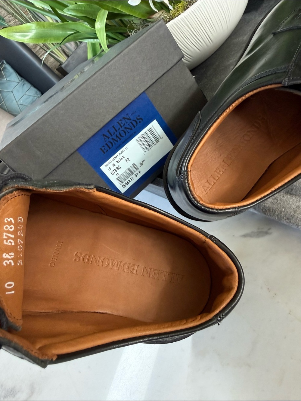 New Allen Edmonds Denali Men’s Leather Derby - Picture 11 of 16